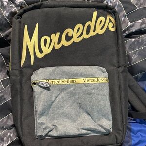 Mercedes-Benz Black and Gray Backpack